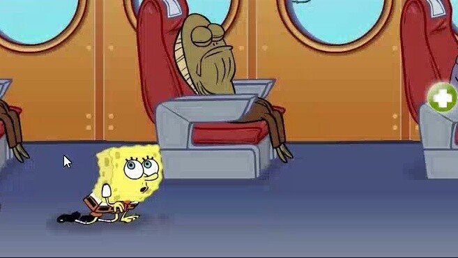 SpongeBob SquarePants: Plane Escape (ยากสักหน่อยเพราะมีหลายสิ่งหลายอย่างในภายหลัง)