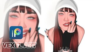 VEXEL ART PROCESS [SPEED-ART] | IBISPAINTX