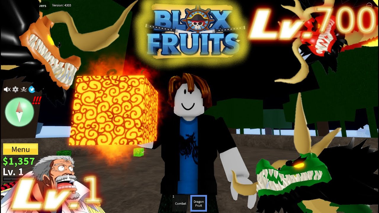 Dragon Fruit Showcase  Blox Fruits 