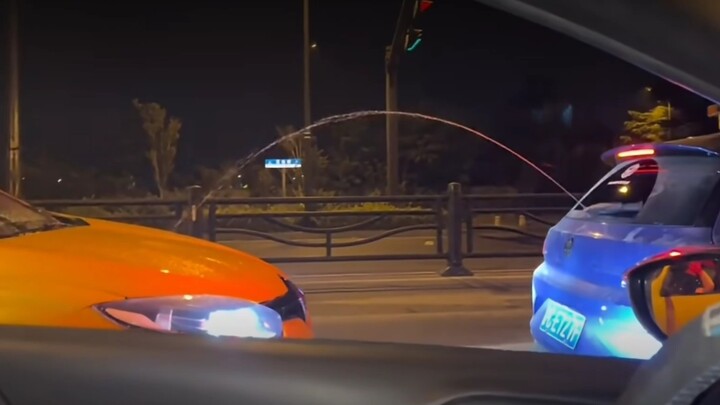 The car behind: Not much damage, but extremely insulting!