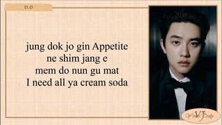 EXO 엑소 'Cream Soda' Easy Lyrics