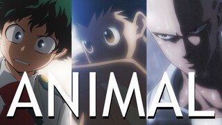 My Hero Academia x HunterXHunter x One Punch Man AMV - Animal