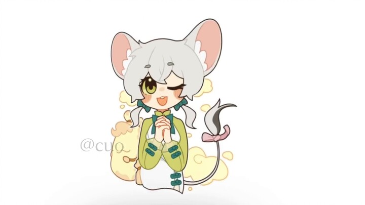 [Tom and Jerry/Wanfenfu] The keychain rotates for two and a half minutes