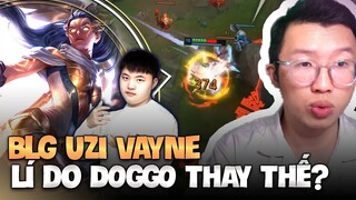 BLG UZI VAYNE vs CAITLYN, PHÂN TÍCH LỐI ĐÁNH VÌ SAO BỊ DOGGO THAY THẾ ? (LMHT)12.1