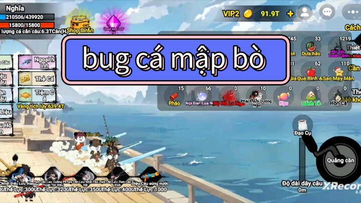 Bug câu cá mập bò #BuildaGame #钓魂 #37526376