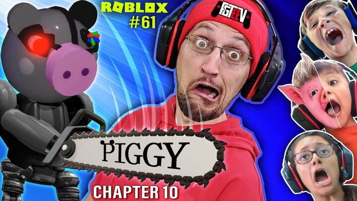 ROBLOX PIGGY @ the MALL!  Chapter 10 FGTeeV Multiplayer Escape (The Secret is Out)