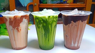 Milo dầm sữa, CaCao dầm, Trà Xanh Dầm Sữa kiểu Thái Lan cách làm đơn giản - Tú Lê Miền Tây