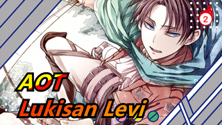 [Attack on Titan] Menyalin Lukisan Selama 120 Menit / Levi_2