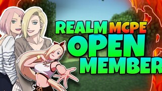 OPEN MEMBER REALM MCPE 1.16 TERBARU GRATIS #mcpe #realm #openmmeber
