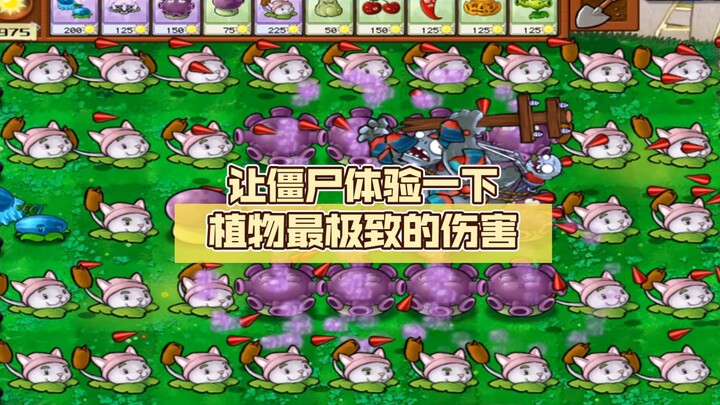 让僵尸体验一下植物最极致的伤害
