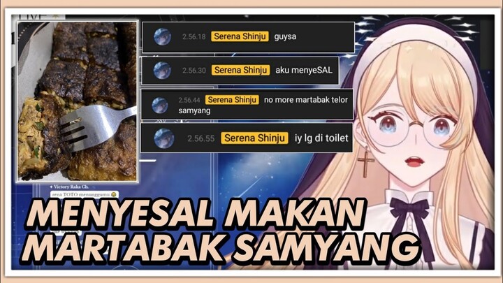 [ Vtuber Clip ] Nongkrong Di Toilet Gara-gara Martabak Samyang || Serena Shinju