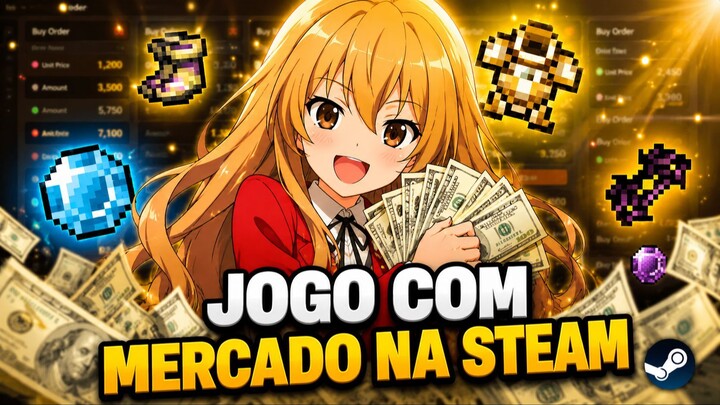 Novo Task Bar Hero: War of Genesis: Idle Loot - Jogo IDLE com Mercado na Steam