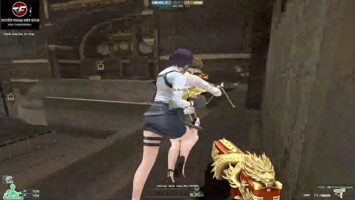 TMP MANG CẢ KHO ĐẠN VÀO HOÀNG LĂNG, KHIẾN ZOMBIE KHÁC KHÓC THÉT #CrossFire