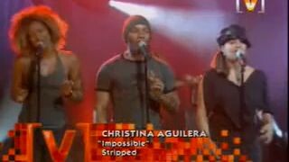 Christina Aguilera - Impossible (Live) - (Channel V)