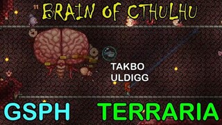 Let's play Terraria! p4 - Brain of Cthulhu! Hellstone and Meteorite Ores!