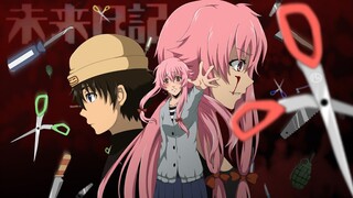 Mirai Nikki Opening 1 Full 『Kuusou Mesorogiwi』 Yousei Teikoku 【ENG Sub】