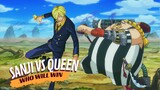WHAT IF SANJI VS QUEEN WHO WILL WIN (ONE PIECE)|PINOY FUNNY DUB😱😆
