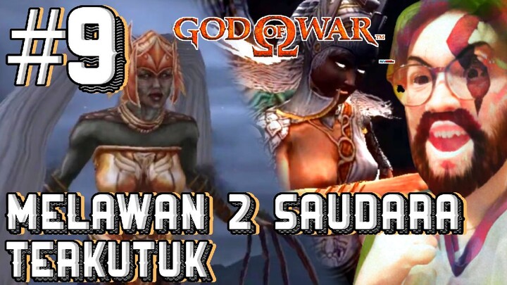 MOMENT SERU MELAWAN 2 SAUDARI KEMATIAN DI GOD OF WAR 2