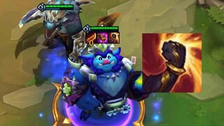 Genius! After the crocodile bites at the beginning, it triggers the Overlord directly.