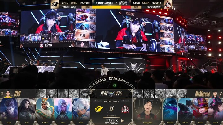 [GAME 1] GEEK FAM vs ONIC ID MPL ID S17  PLAYOFFS | GEEK vs ONIC