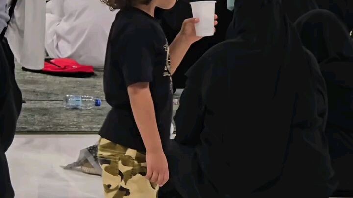 Masha Allah 🤲🕋 Cute baby boy in Haram Sharif