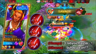 1 HP SAVAGE | MASTER BODAK | TOP GLOBAL/PHILIPPINES BRUNO | - Mobile Legends