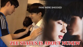 [ZeeNunew] Zee Shocked the Fans!! - Zee's Twitter Status is About Nunew