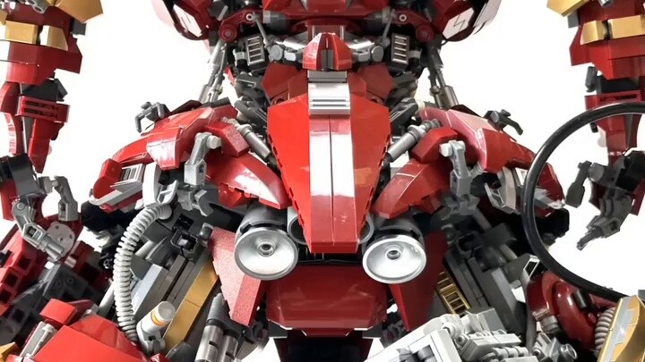 Japanese super large Lego mecha-Benimaru!