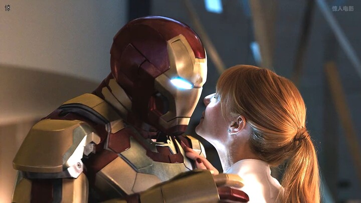 Xiao La Jiao wears the Iron Man suit for the first time.