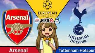 FIFA 14: European Super League | Arsenal VS Tottenham Hotspur (Matchday 2,Game 2)