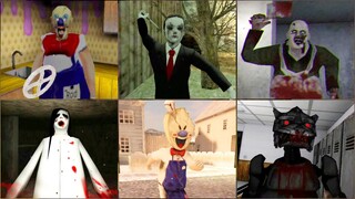 V+ Games Jumpscares #17 | Rod Granny🕹Evil Doll🕹Case Animatronics & More