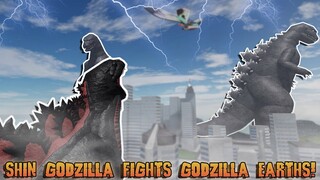 SHIN GODZILLA DESTROYS GODZILLA EARTHS! | Kaiju Universe