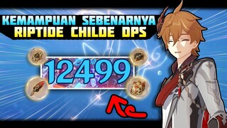 Kemampuan SEBENARNYA RIPTIDE Childe Build DPS - Genshin Impact