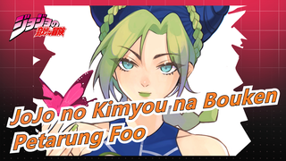 [JoJo no Kimyou na Bouken/MAD Gambaran Tangan] Genangan, Petarung Foo Selalu Melindungi Jolyne