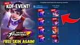 KOF BINGO EVENT CLAIM FREE TOKEN DRAW AND FREE SKIN! LEGIT! KOF NEW EVENT | MOBILE LEGENDS 2022