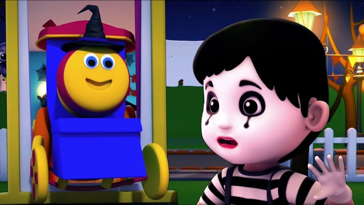 Bob le train Halloween chanson pour enfants Joyeux Halloween comptines Bob Train Halloween Song