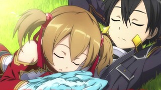 [Sword Art Online] Silica dan Kirito tidur siang bersama