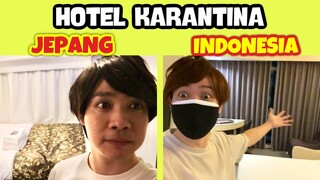 BEDANYA KAMAR HOTEL KARANTINA JEPANG DAN INDO?