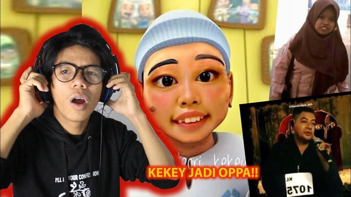 KEKEY COSPLAY JADI OPAH X BUWUNG PUYUH!!