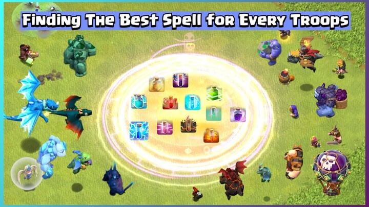 Best Spells For Every Troops | Clash of Clans