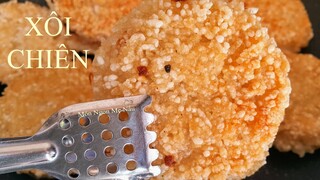 Cách Làm Xôi Chiên Nhân Thịt giòn Thơm Ngon Để Bán