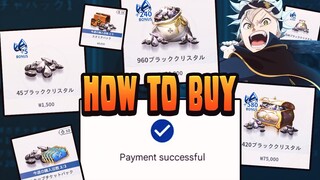 HOW TO BUY PACKS ON JP AND KR VERSIONS TO BECOME THE #1 WHALE! Black Clover Mobile