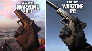 Cod Warzone Mobile vs Cod Warzone PC Comparison🔥