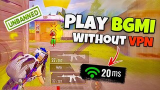 Unban BGMI | How to  Play BGMI / PUBG MOBILE Without VPN in India ✅