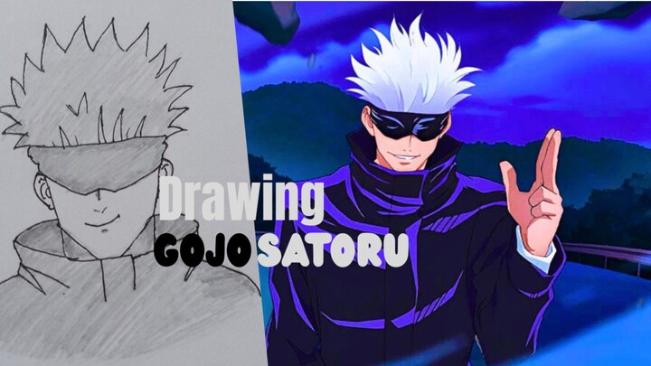 Drawing gojo satoru