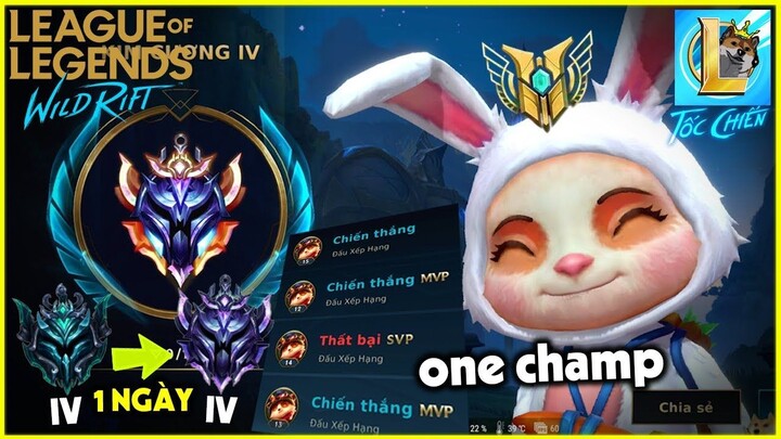 (Tốc Chiến) Chuỗi lên rank Kim Cương solo one champ Teemo _ StarBoyVN