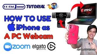 How to Use iPhone as PC Webcam for Zoom | Streaming | OBS | Gaming iOS