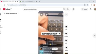 How to open screen recording in laptop_pc #shorts #youtubeshorts - YouTube - Goo