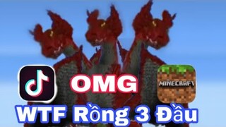 #49 Tik Tok Minecraft - Đây Là Lần Đầu Tiên Rồng 3 Đầu Xuất Hiện Trong Minecraft