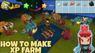 How to Make Xp Farm | Mini World Block Art | Tutorial